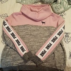 Victoria's Secret Pink Cowl Neck Sweatshirt